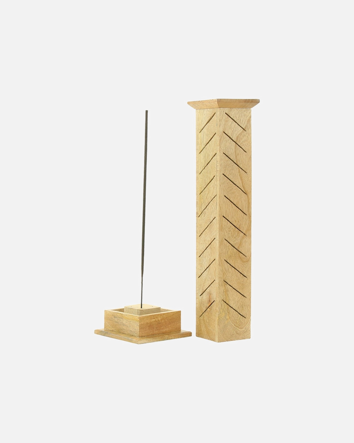 Stojak na kadzidełka Galeo Light Wood w kształcie kolumny