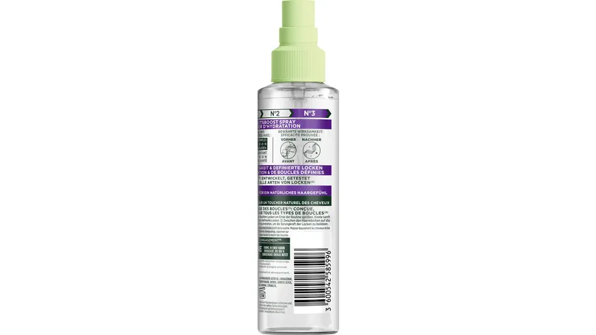 Garnier Fructis Locken Methode Feuchtigkeitsboost Spray 150 ml