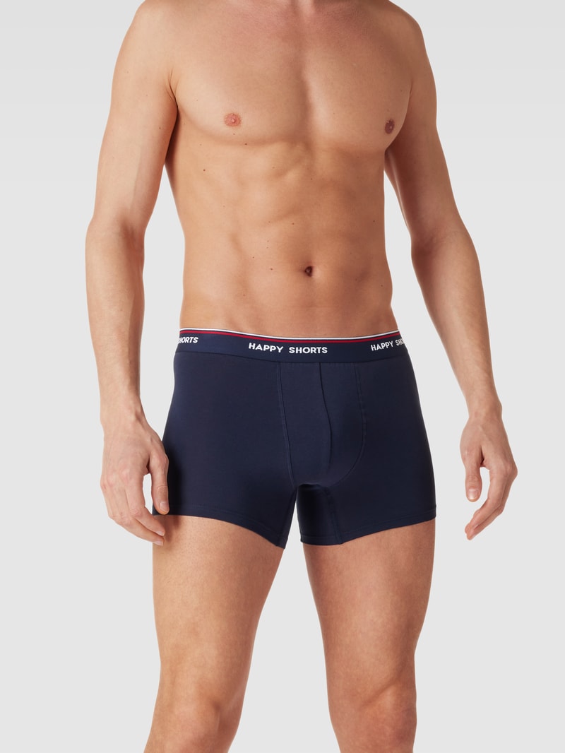 Trunks mit elastischem Logo-Bund in dunkelblau