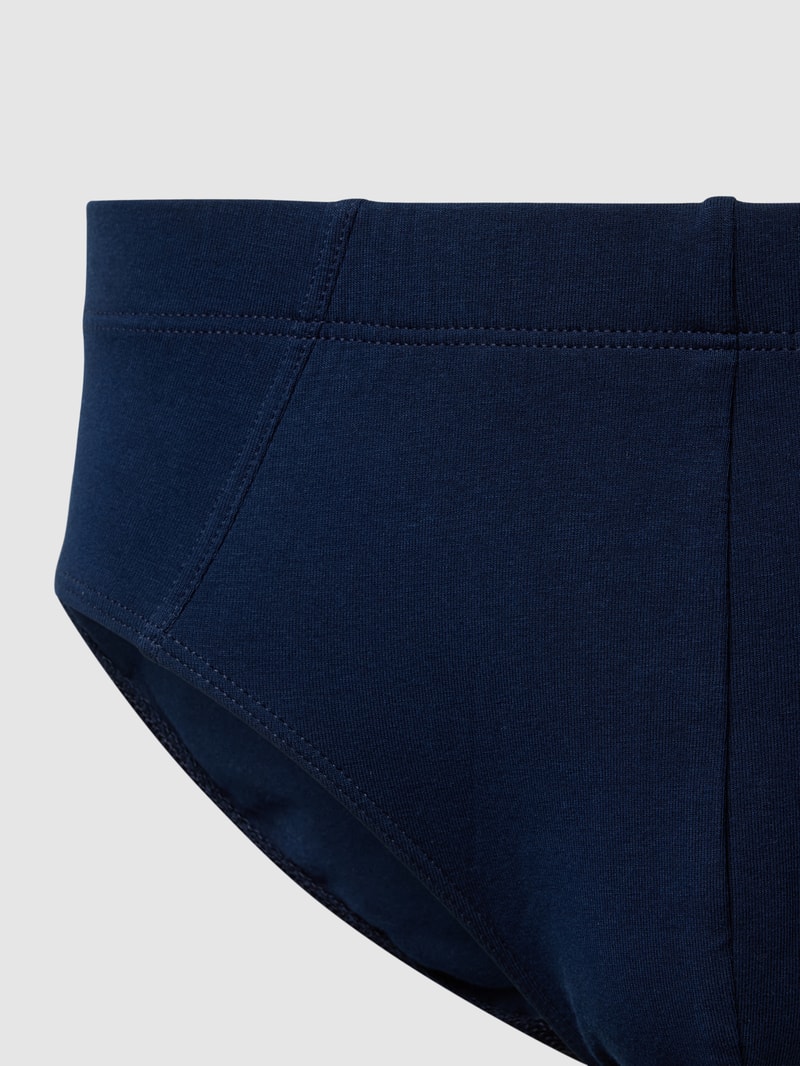 Slip mit elastischem Bund im 3er-Pack in marineblau
