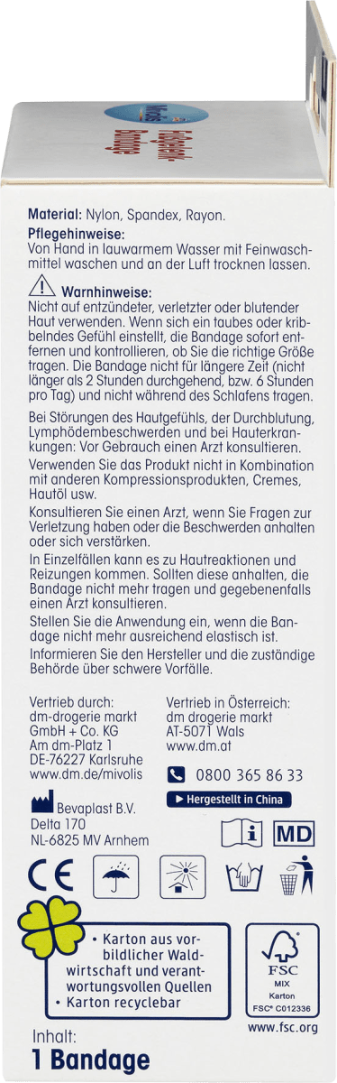 Fußgelenk-Bandage M, 1 St