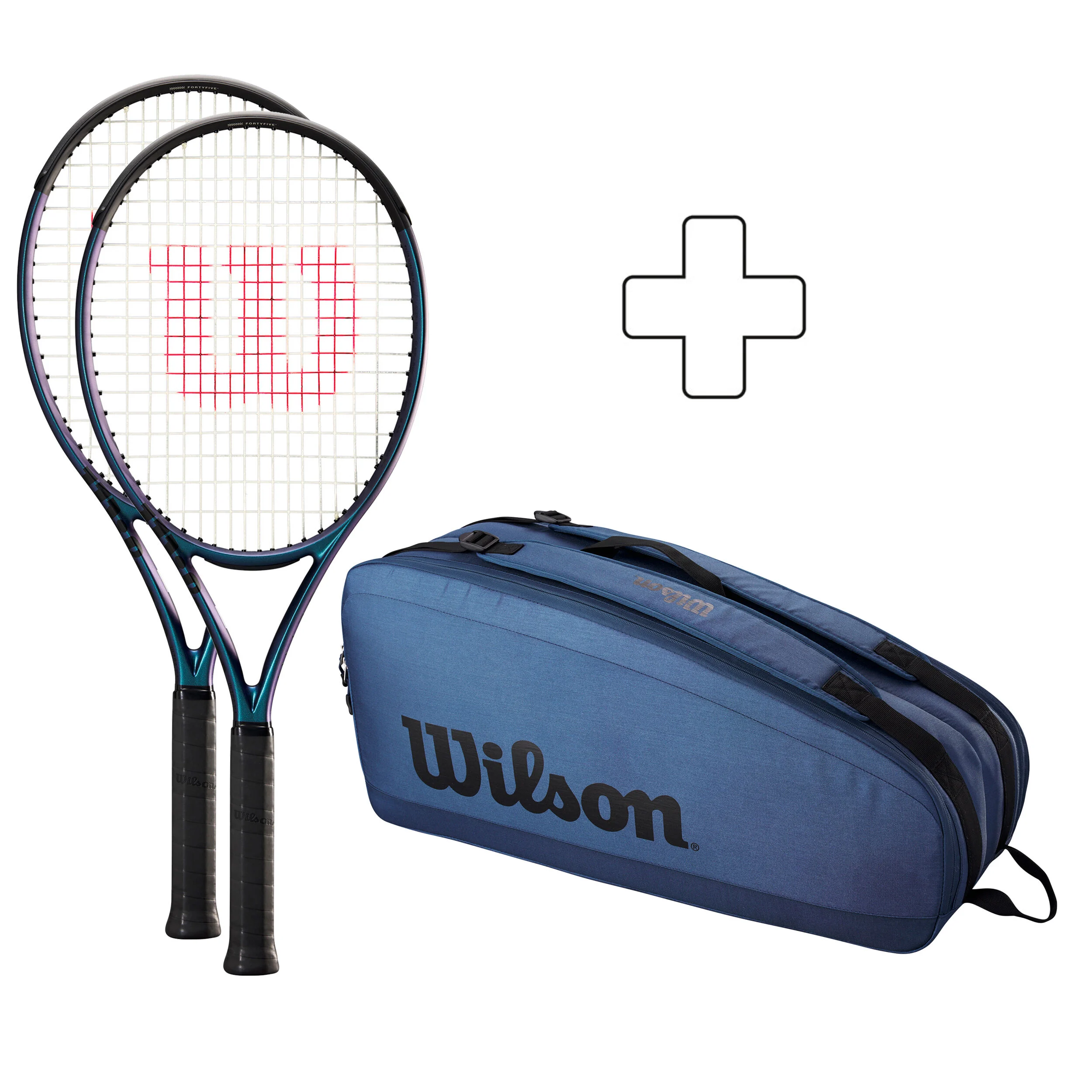 2x Ultra 108 V4.0 Plus Schlägertasche, Besaitet