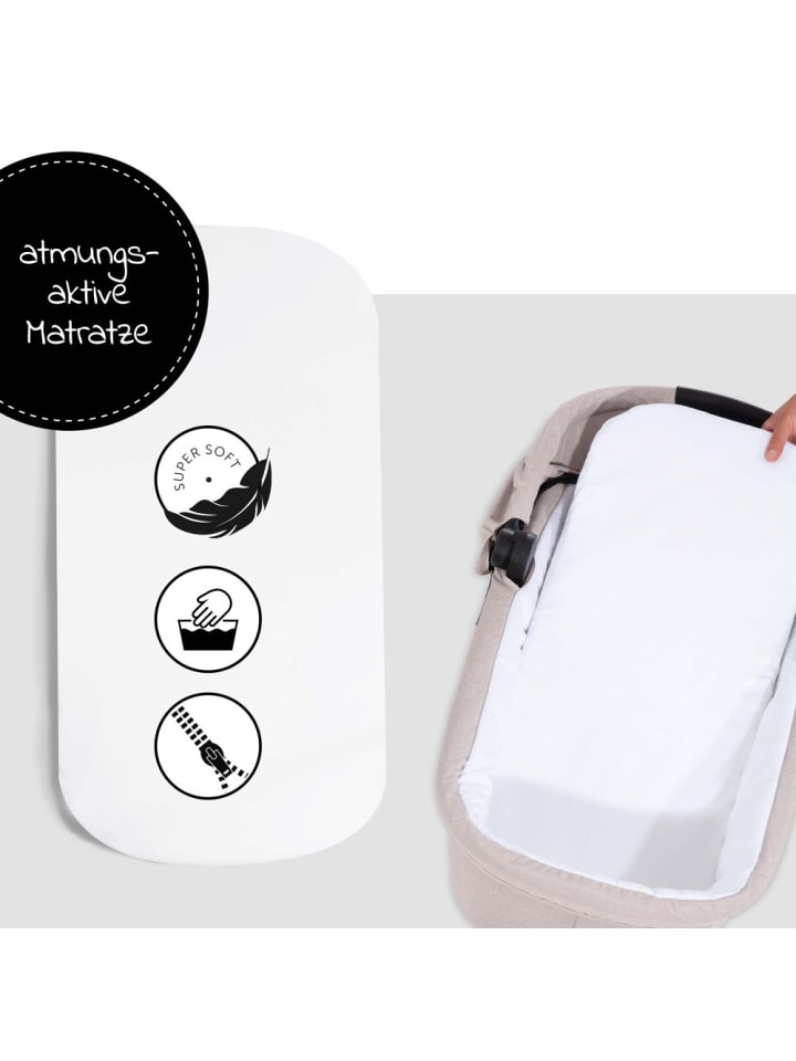 Hauck Babywanne für Buggy Colibri - Melange Beige in beige,schwarz günstig kaufen onesize