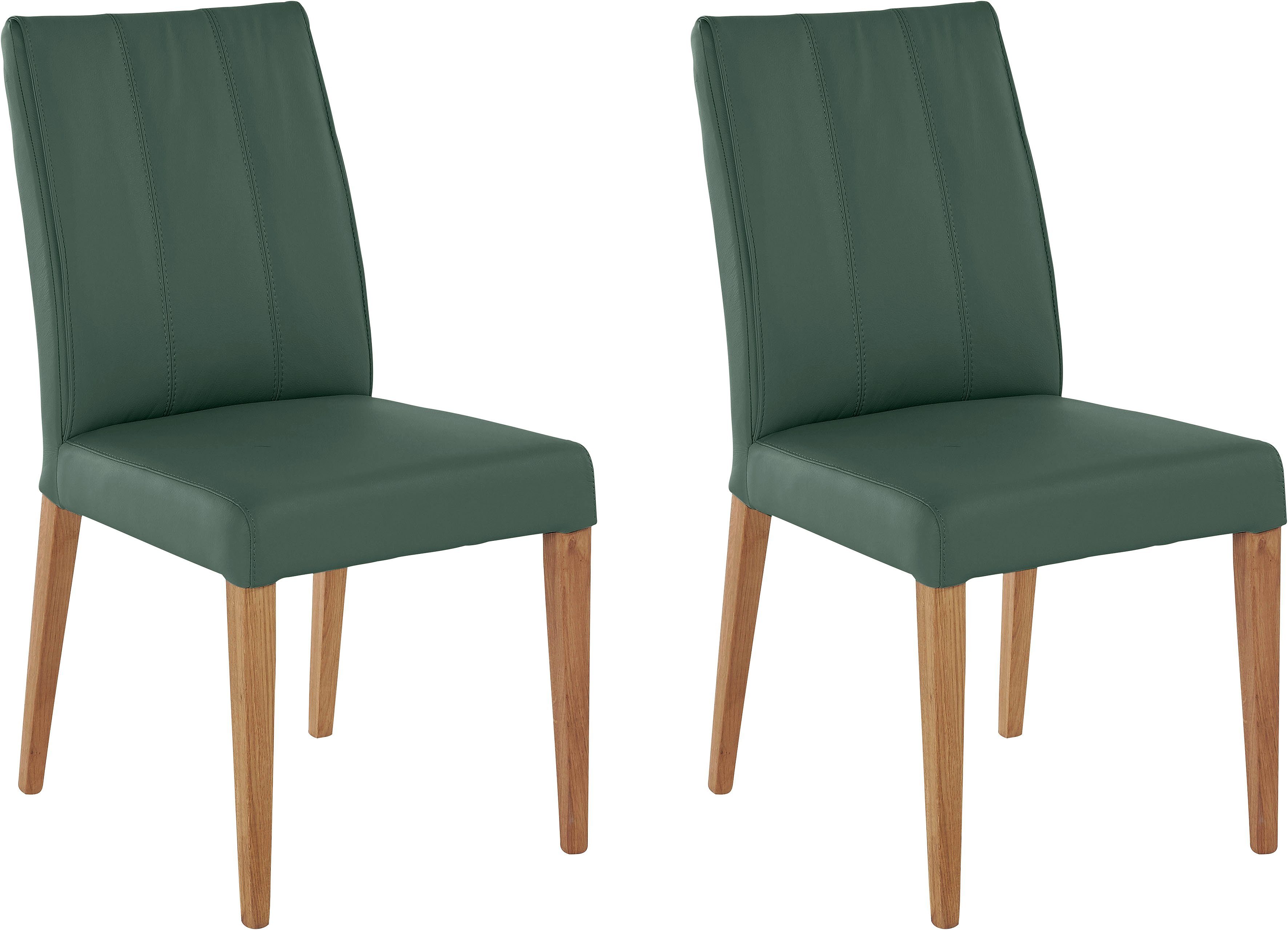 INOSIGN 4-Fußstuhl (Set, 2 St), Rückenlehne mit Steppung