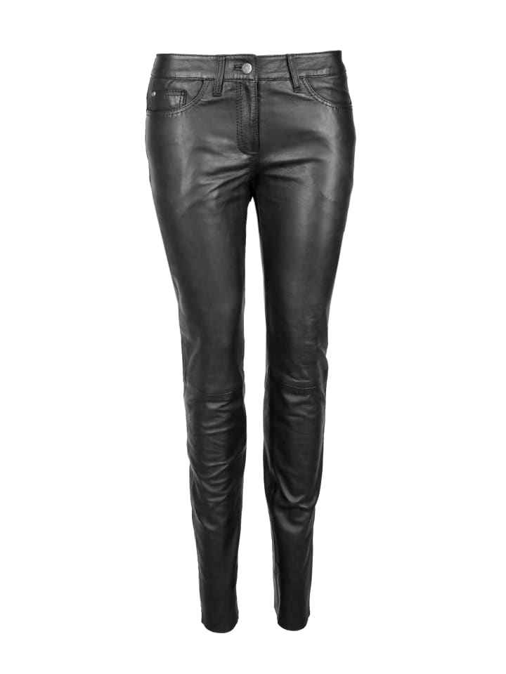 JCC Lederhose 31020262 in schwarz günstig kaufen 46