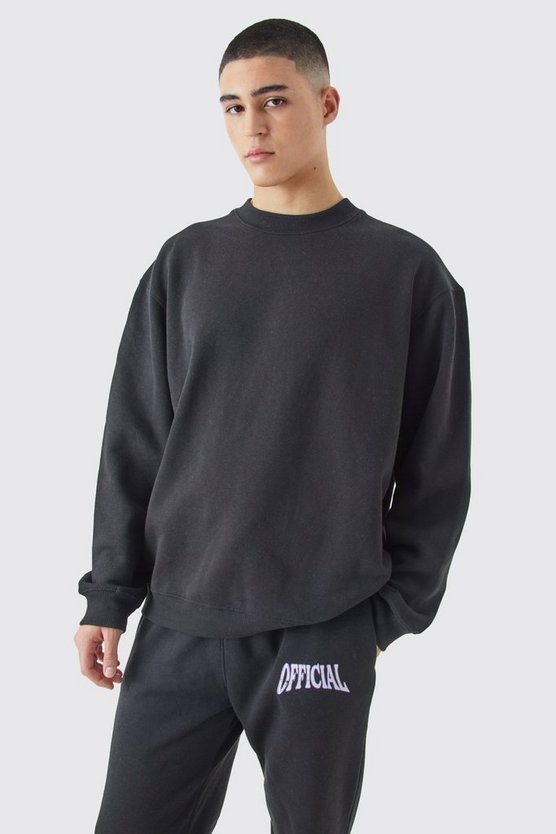 Lockerer Oversize Trainingsanzug mit Print