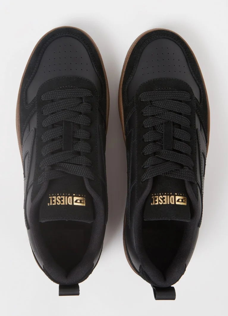 Sneakers Diesel S-Ukiyo V2 in pelle con dettagli in camoscio