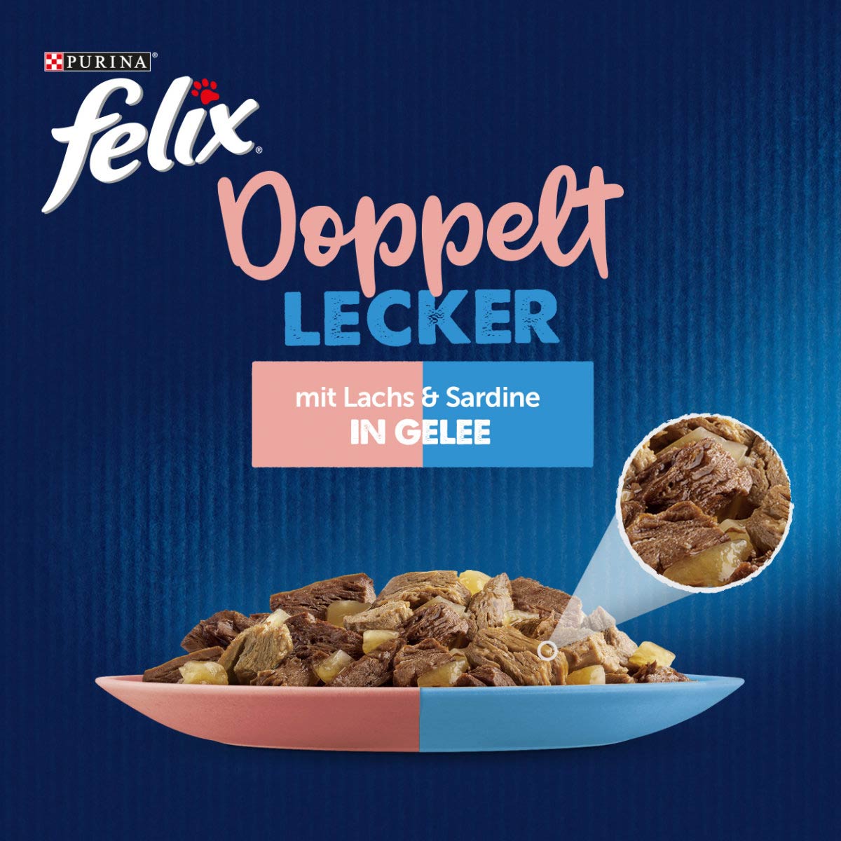 FELIX Doppelt Lecker in Gelee mit Sardine und Lachs