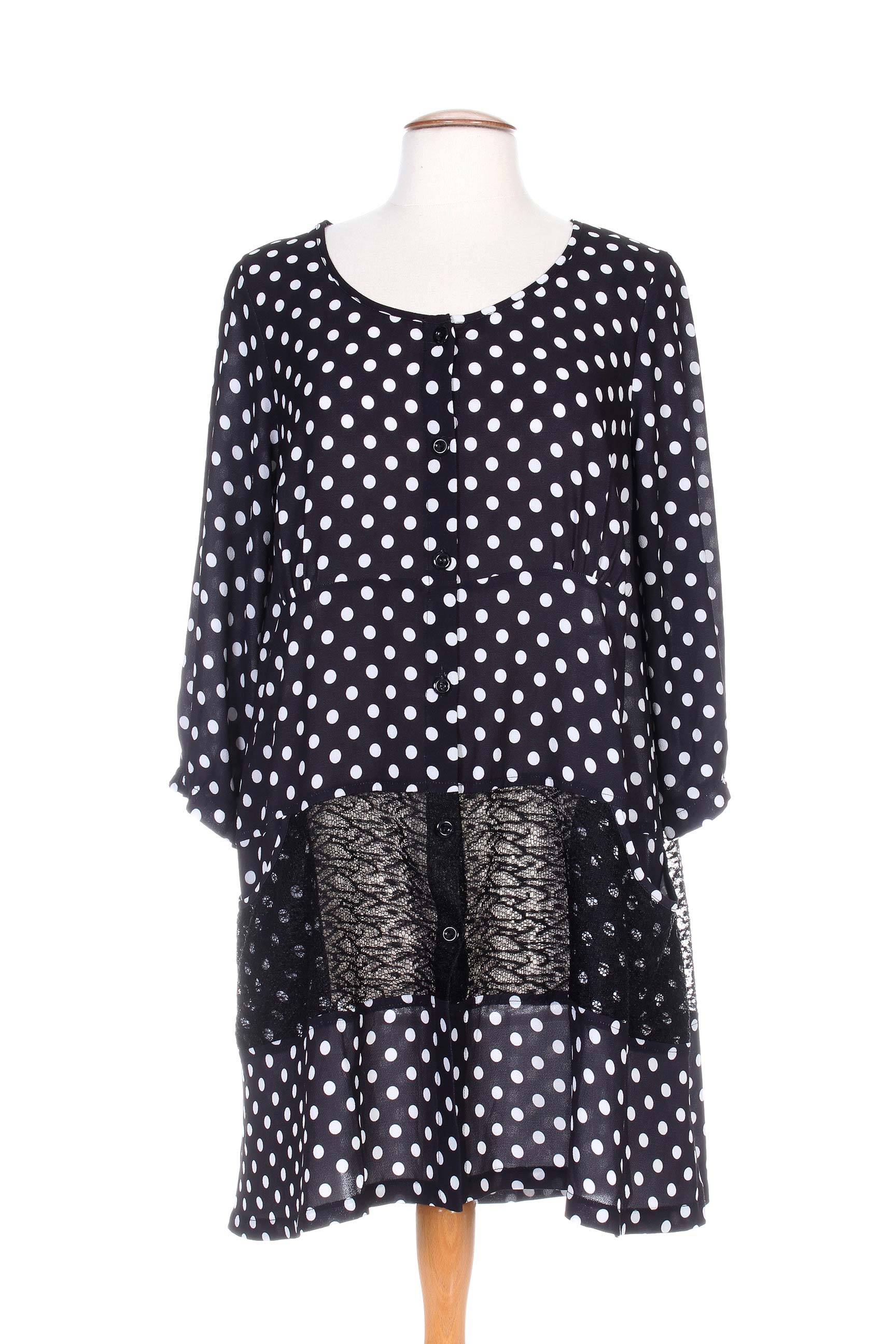 G Oze Tuniquemanchelongue Femme couleur noir
