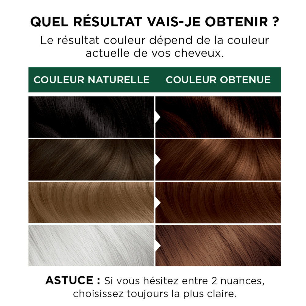 garnier coloration Belle Color Naturals Coloration Permanente Sans Ammoniaque 90% d'Ingrédient d'origine naturelle