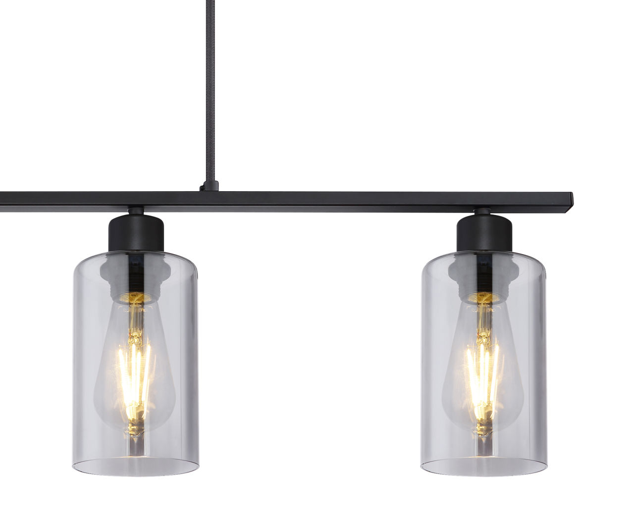 Globo Lighting - HADERA - Hängeleuchte Metall schwarz matt, 4x E27