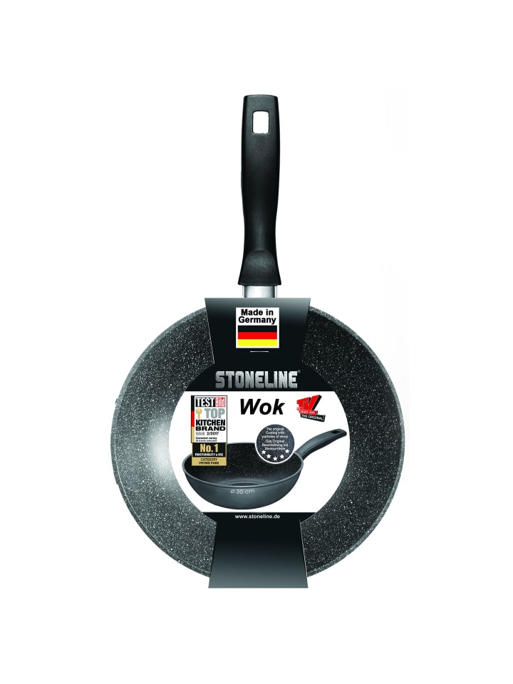 Stoneline Wokpfanne 30 cm in Anthrazit günstig kaufen Ø 30 cm
