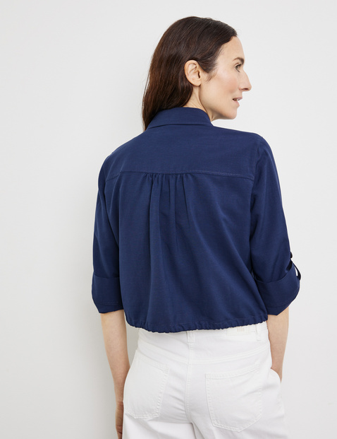 Blusenjacke mit elastischem Tunnelband