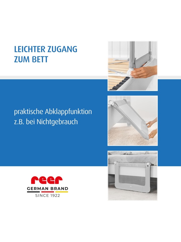 Reer ByMySide Bettgitter 100 cm in Grau ab 18 Monate günstig kaufen onesize