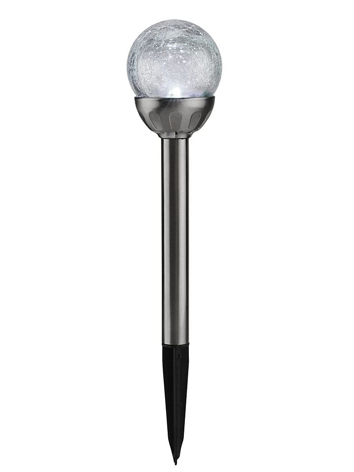 Garden Hero LED-Gartenstecker in Silber - (H)34 x Ø 8 cm günstig kaufen onesize