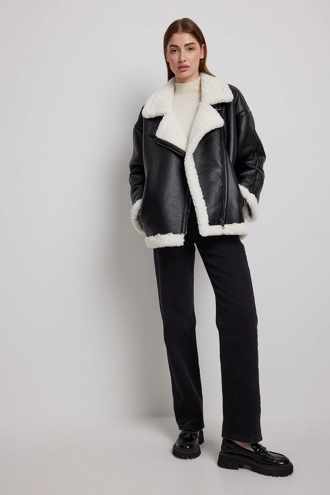 Fliegerjacke aus gebondetem Stoff