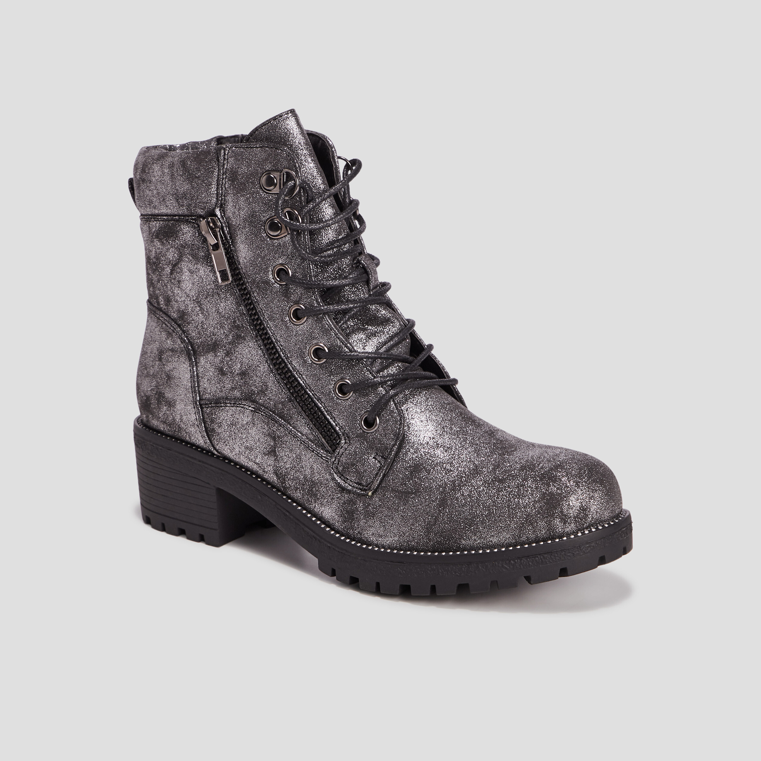 Bottines irisées gris femme | La Halle