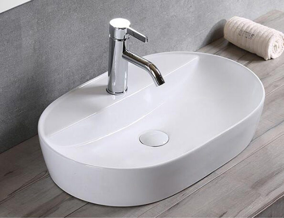 Preero Aufsatzwaschbecken Preero 51x38,5cm,Aufsatzwaschbecken oval,Waschbecken aufsatz, Aufsatz Waschbecken, Keramikwaschbecken, oval