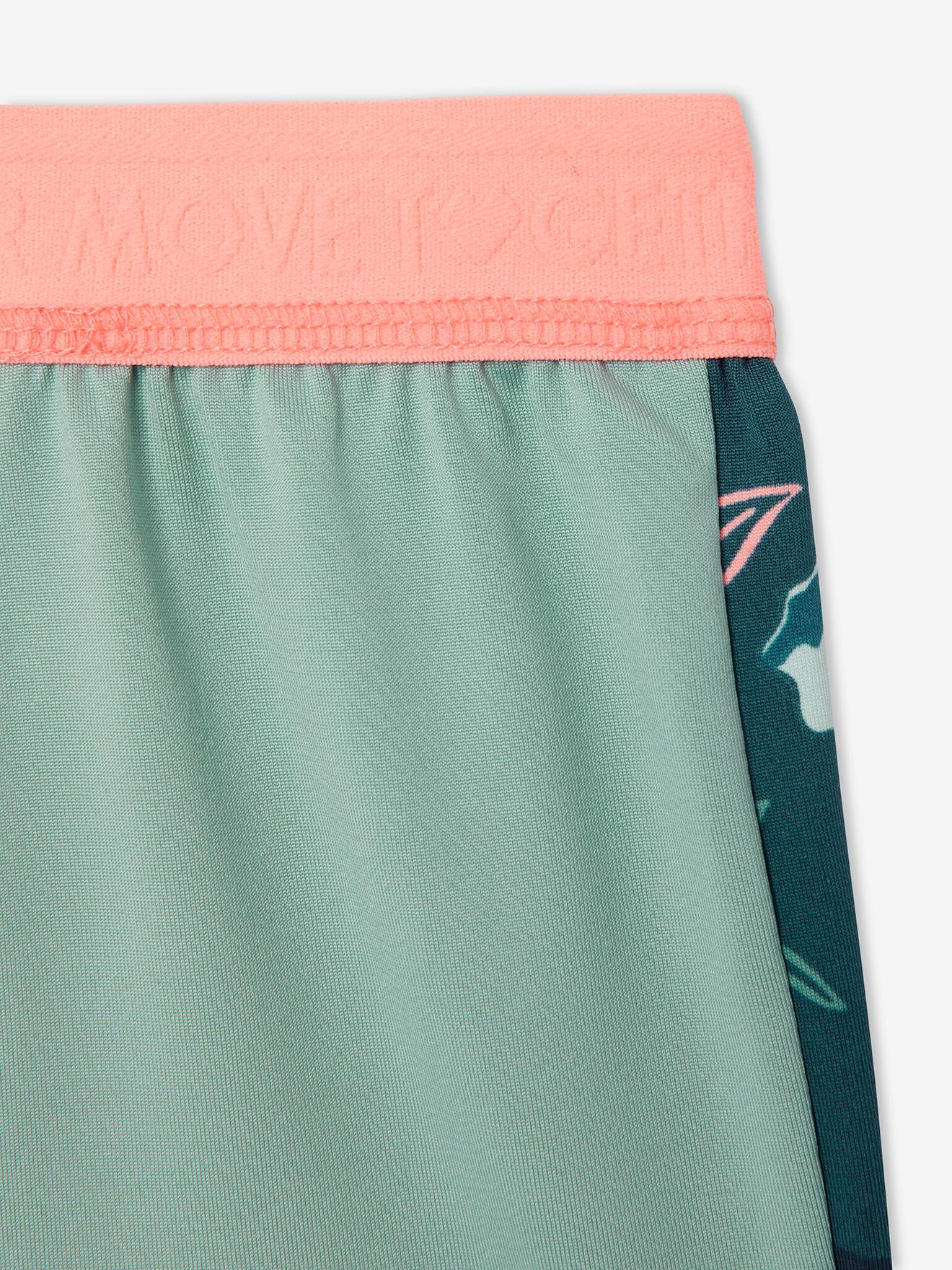 Vertbaudet Mädchen Sport-Set: Bustier & Radlerhose Oeko-Tex - aquamarin