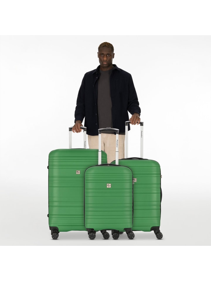 Check.In Paradise 4 Rollen Kofferset 3-teilig in olivegrün günstig kaufen onesize