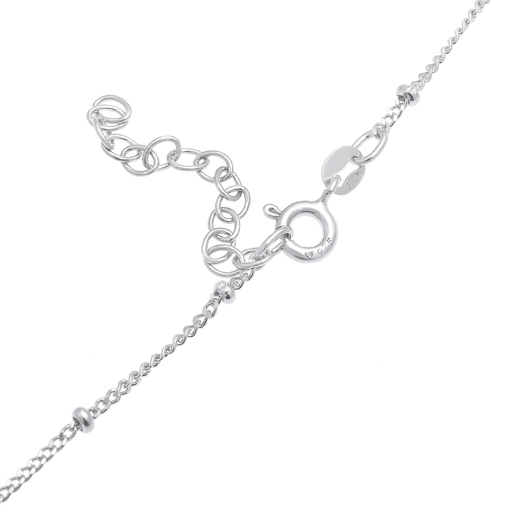 Elli Elli Collier Femmes Choker Boule Demi-lune Astro en Argent Sterling 925 collier
