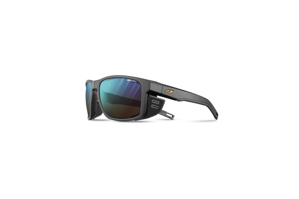 Julbo Shield Schw/Schw - Blau Flash