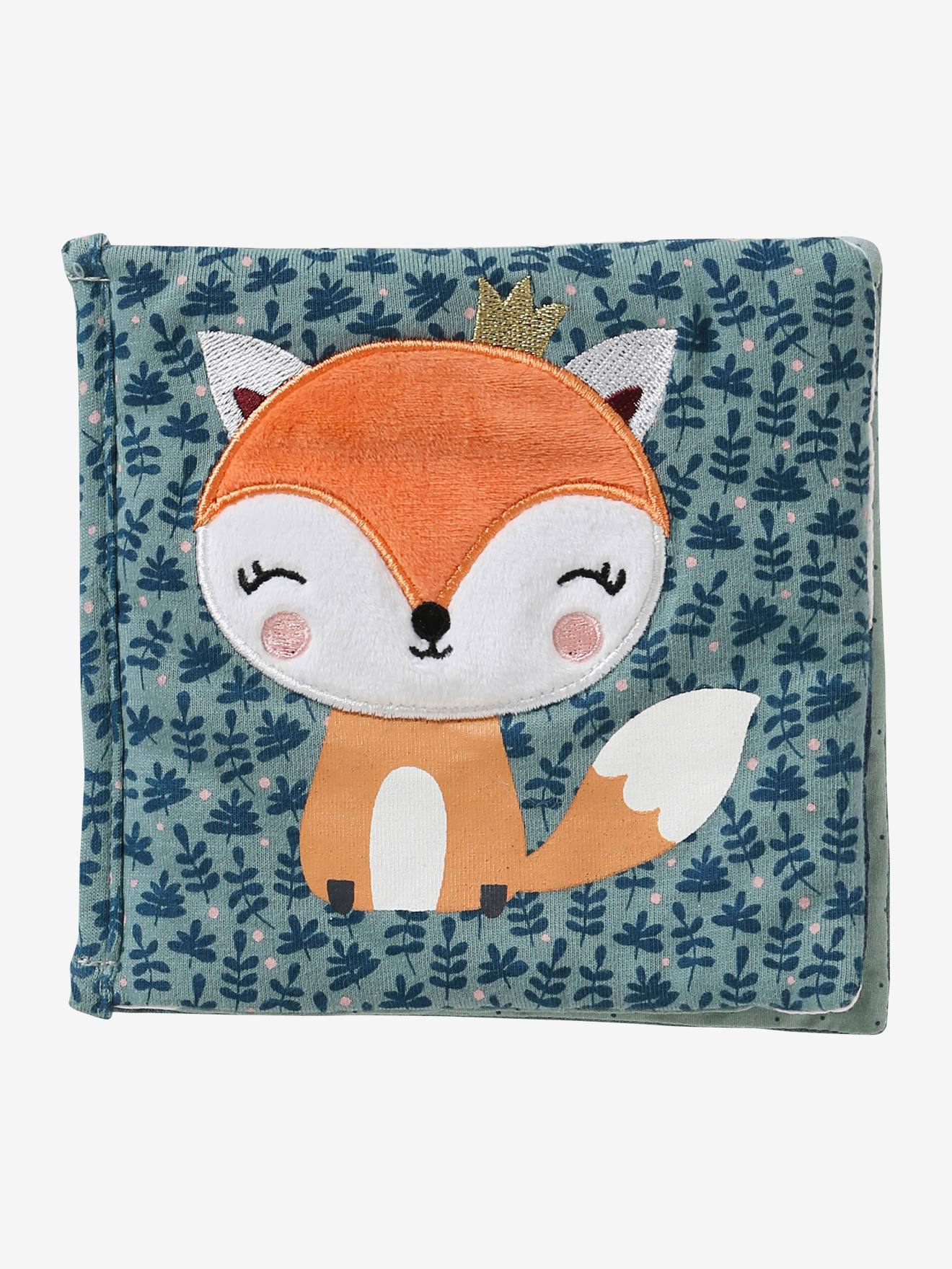 Coffret cadeau 3 pièces : doudou lange + hochet + livre imagier tanzanie
