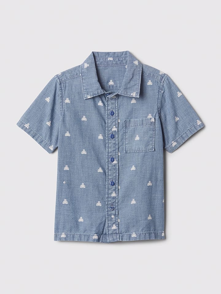GAP Hemd in Blau günstig kaufen
