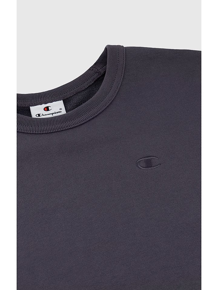 Champion Sweatshirt in Anthrazit günstig kaufen
