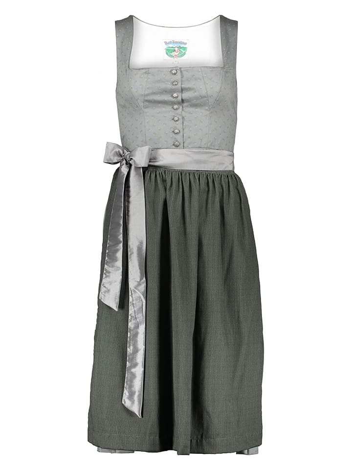 Turi Landhaus Dirndl in Grau günstig kaufen