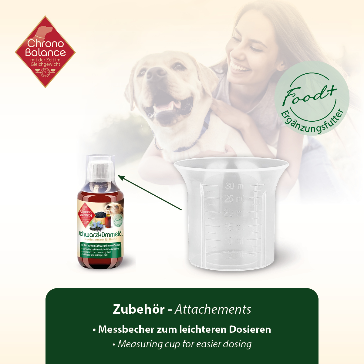 ChronoBalance Ergänzungsfutter & Aufzucht ChronoBalance Schwarzkümmelöl 250 ml