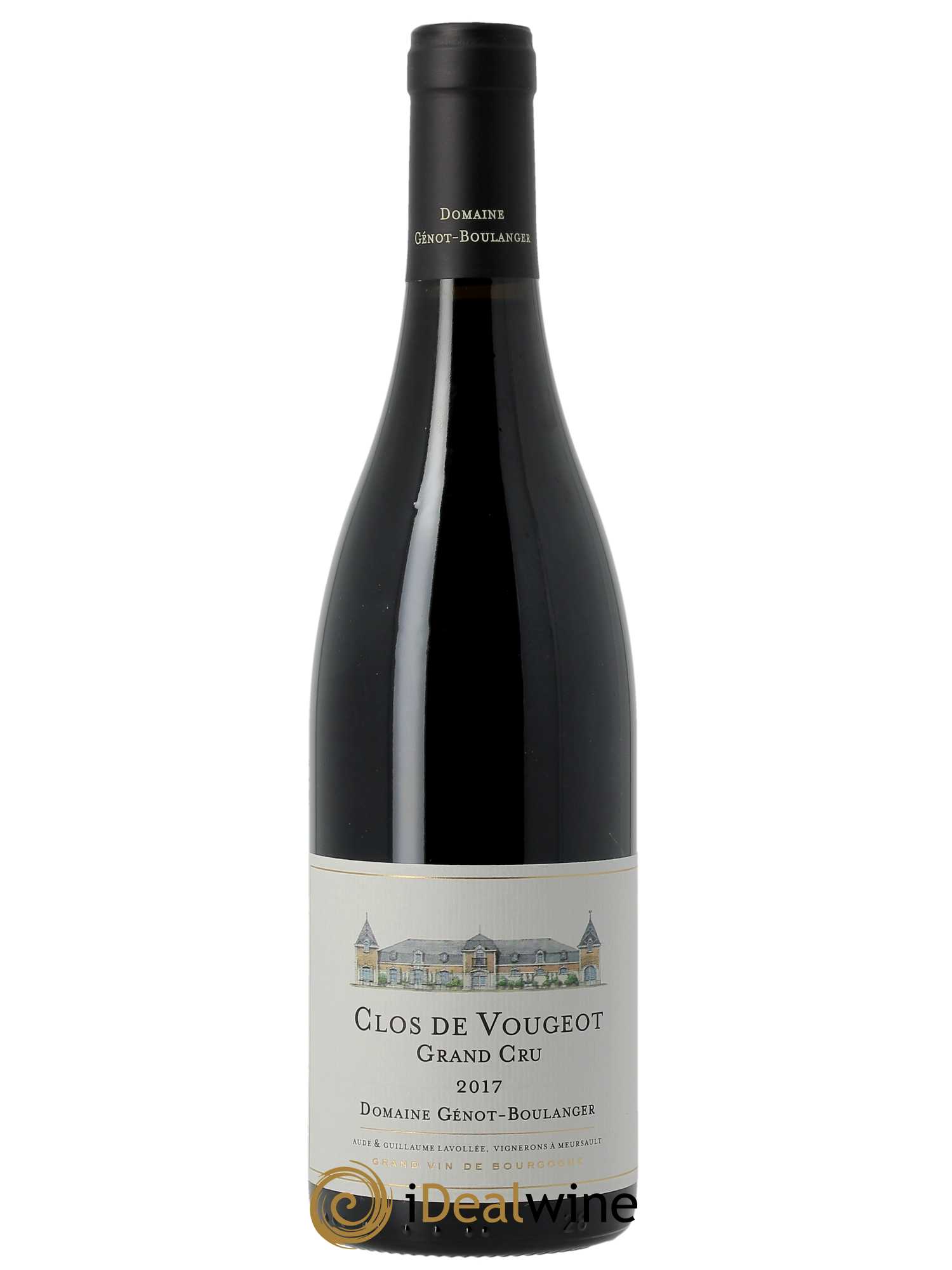 Clos de Vougeot Grand cru Génot-Boulanger (Domaine)  2017 - Lot de 1 Bouteille