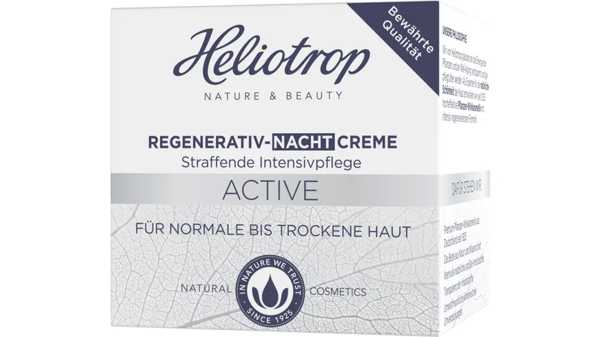 Heliotrop ACTIVE Regenerativ-Nachtcreme 50 ml