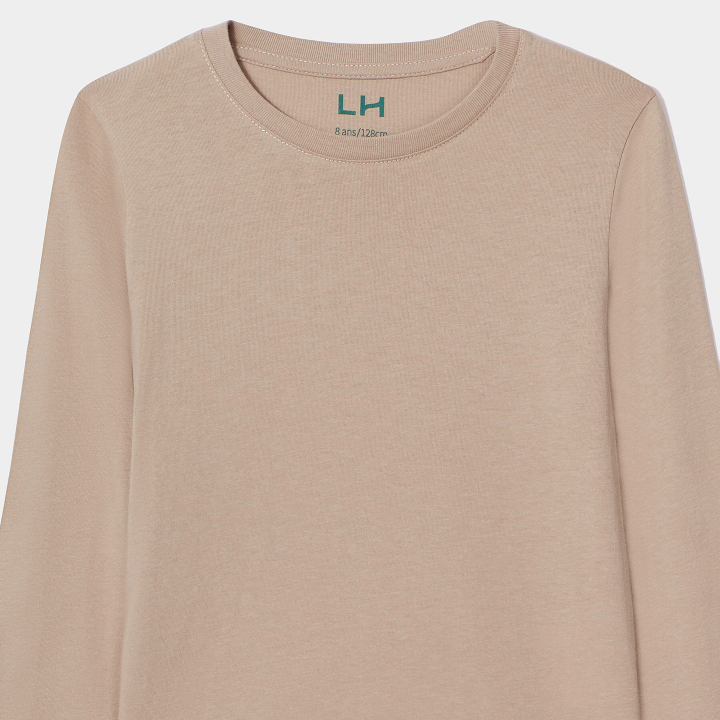 T-shirt manches longues gris foncé garçon | La Halle