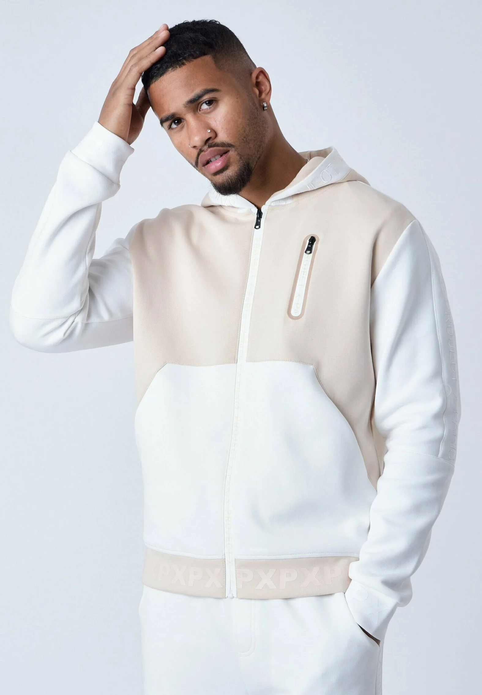 Proyecto X París BICOLOR - Sudadera con cremallera