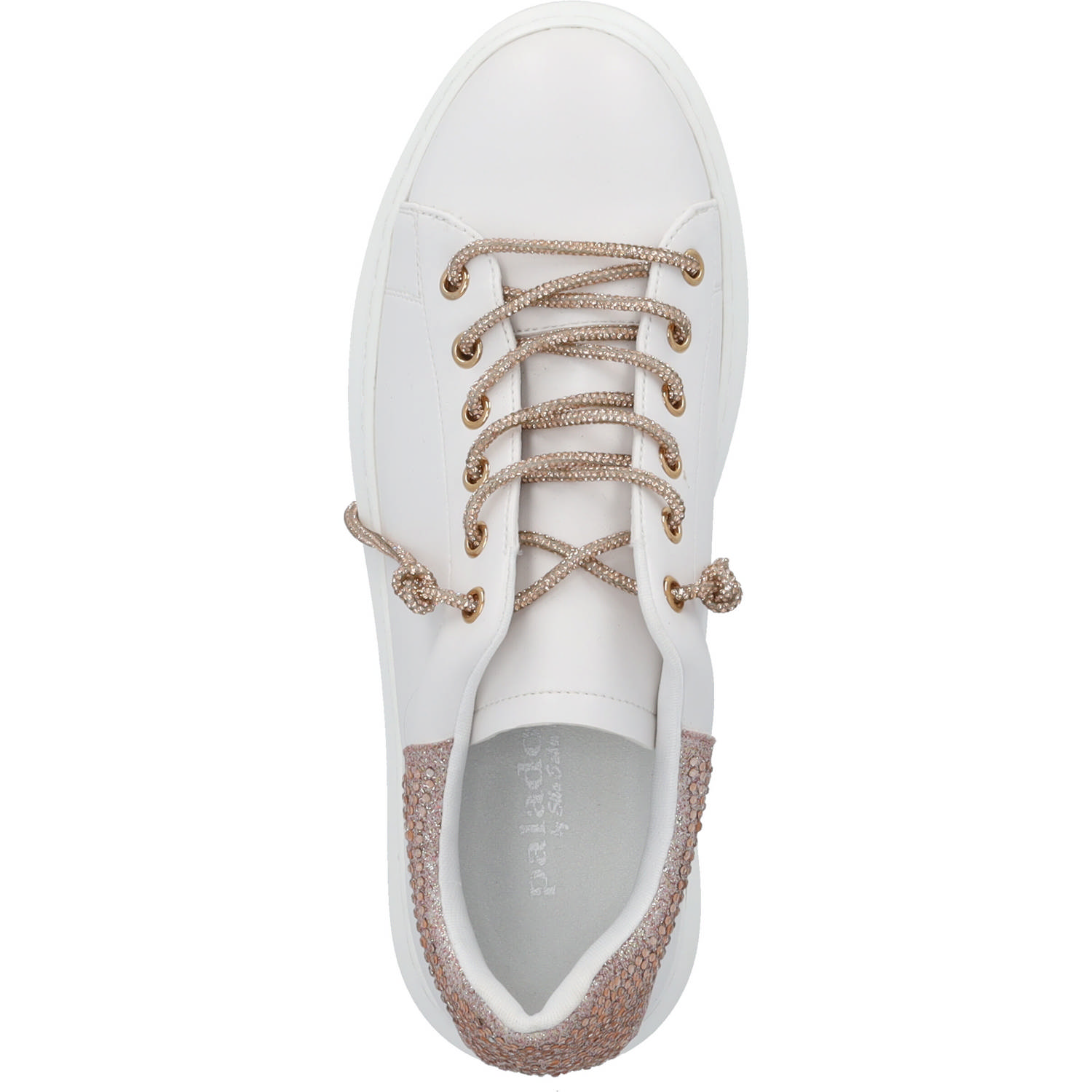 Palado Rugu by Sila Sahin, Sneakers Low, Damen, Weiß/Rosegold