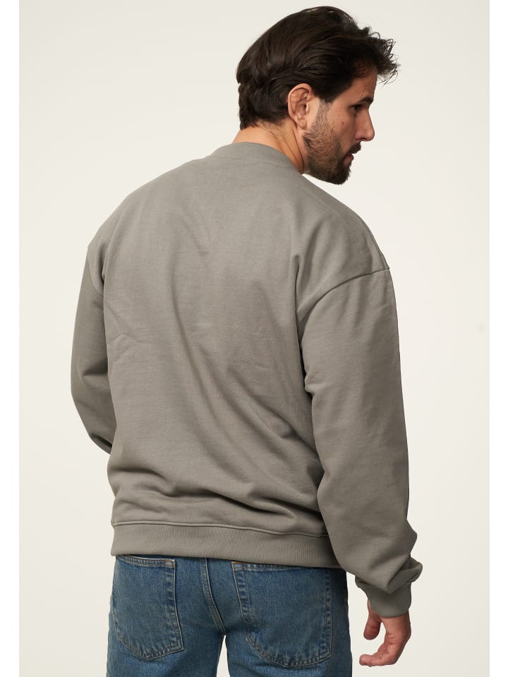 SOULSTAR Sweatshirt - S2AGEO Oversize Pullover Crew-Neck Sweater in Grey günstig kaufen