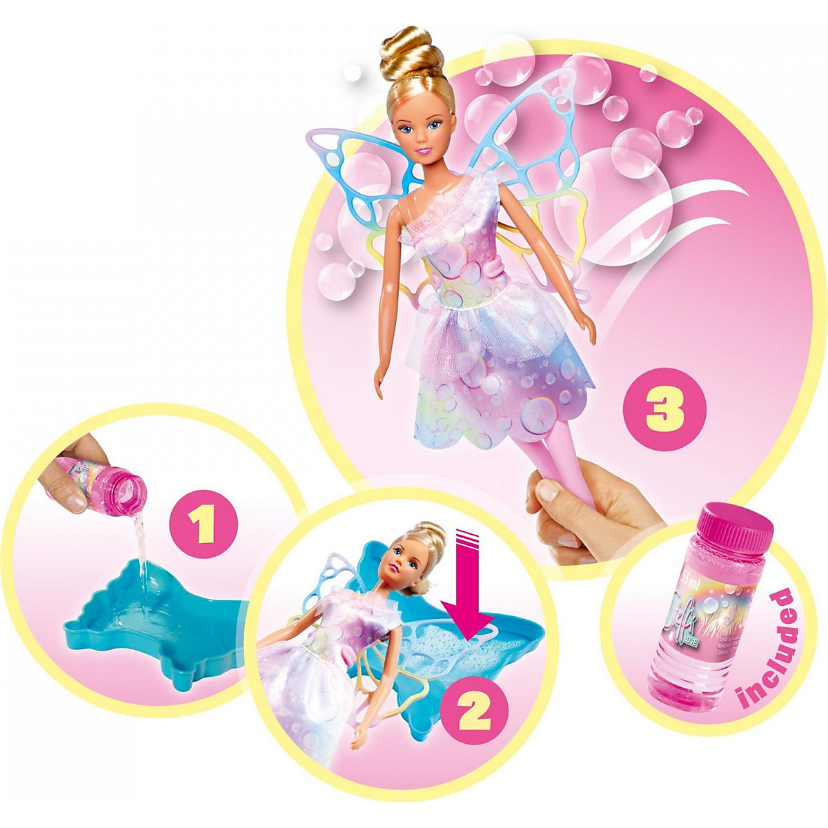Steffi LOVE Bubble Fairy, 29 cm