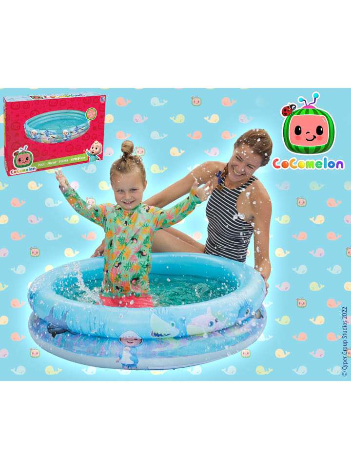 Happy People Planschbecken Cocomelon 2-Ring-Pool (100x23cm) in blau günstig kaufen onesize