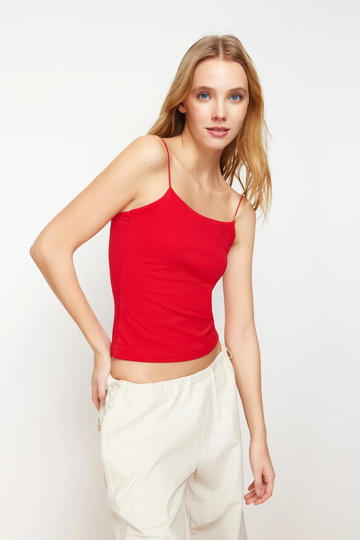 Trendyol Collection  Unterhemd - Rot - Slim Fit