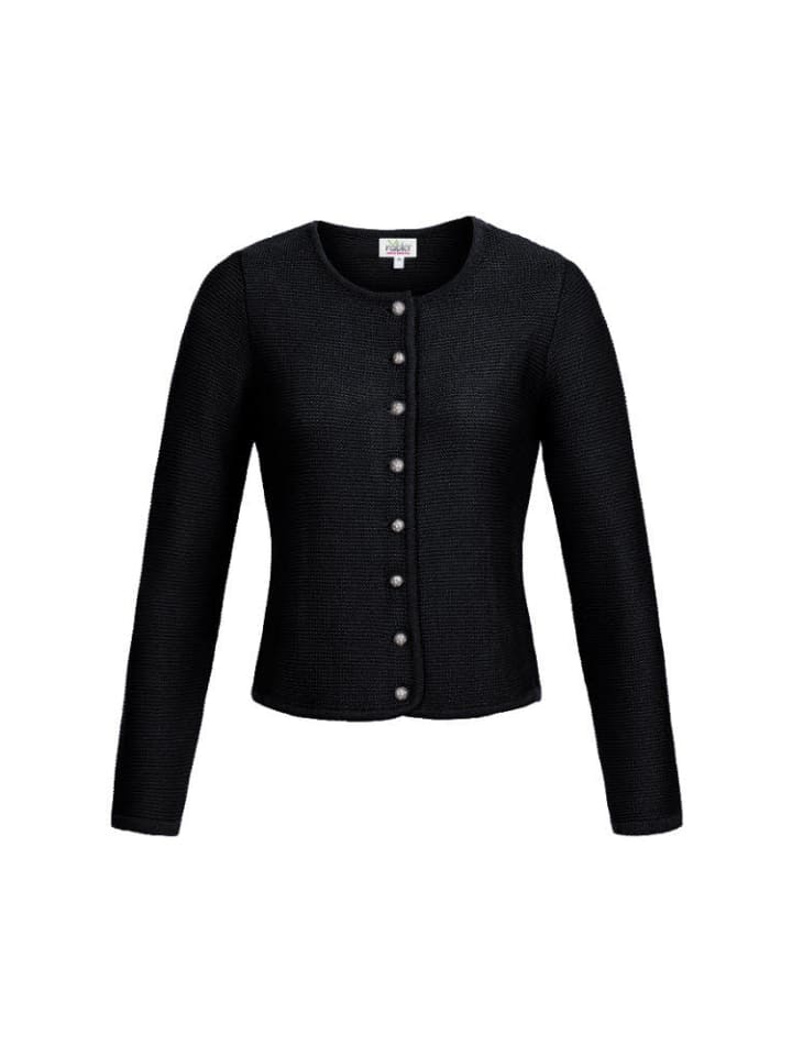 Nübler Strickjacke Langarm Anni in Schwarz günstig kaufen