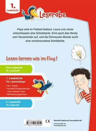 Leserabe - 1. Lesestufe: Detektivgeschichten