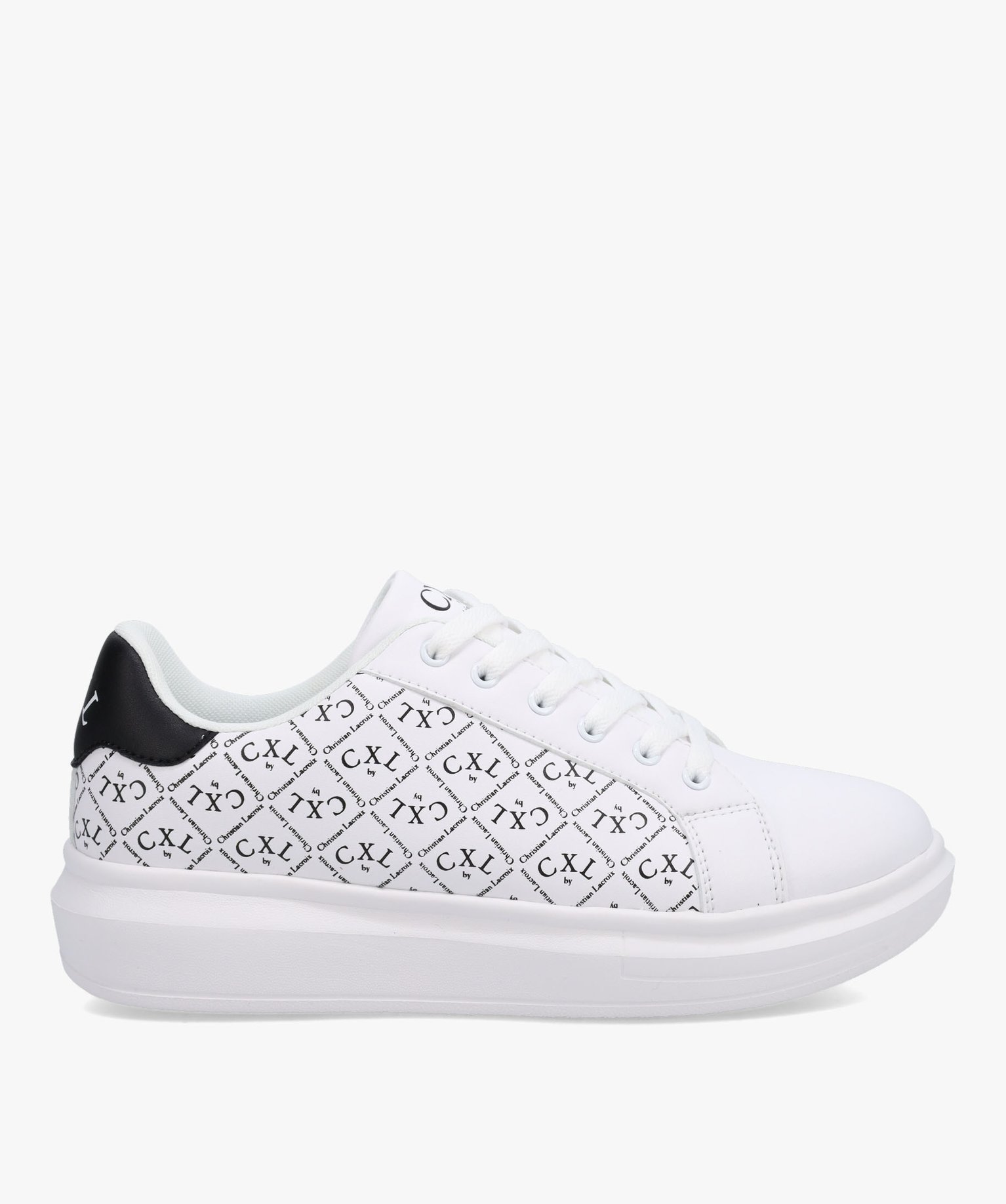 Baskets homme imprimées à semelle plateforme – CXL by Ch... blanc | GEMO