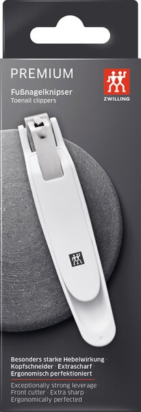 ZWILLING Beauty Premium Fußnagelknipser - white Nagelknipser
