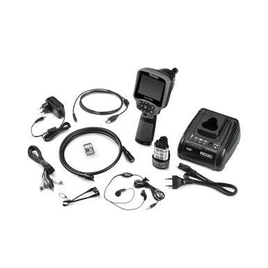 Caméra d'inspection Ridgid 63888 micro CA-350x avec Wi-Fi 230 V, batterie 12 V incluse