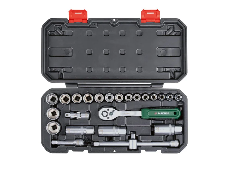 Conjunto PARKSIDE® Duplo e Relevo PSSS 24 A1, 24 peças