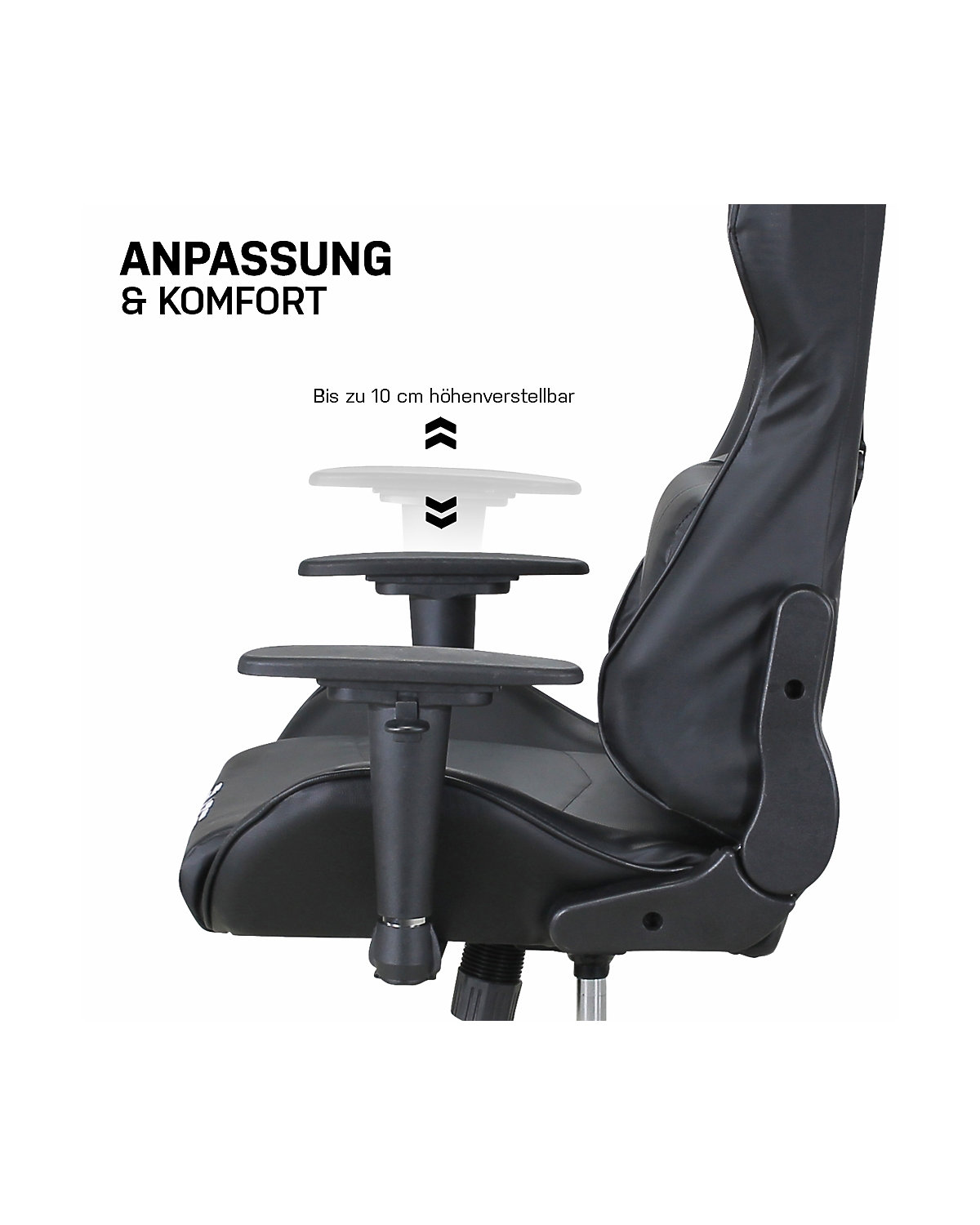 Gaming Stuhl DESTINY MG200 - Ergonomischer Racing Gaming Stuhl - Auch als RGB