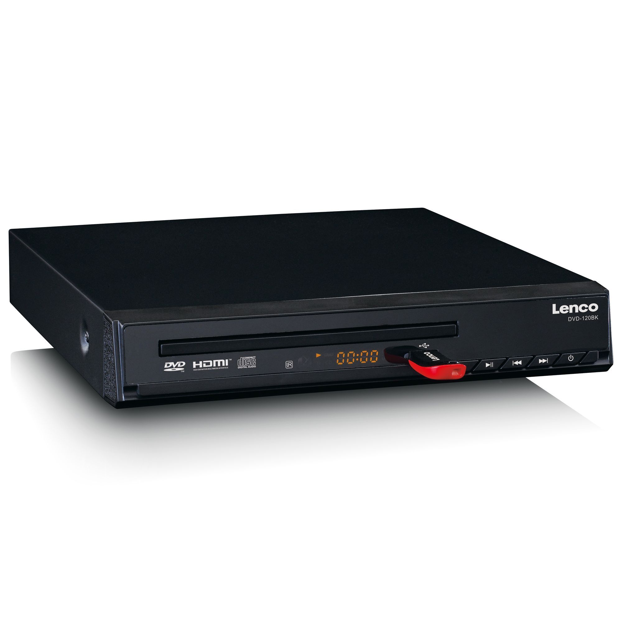 Lenco DVD-120BK DVD Player