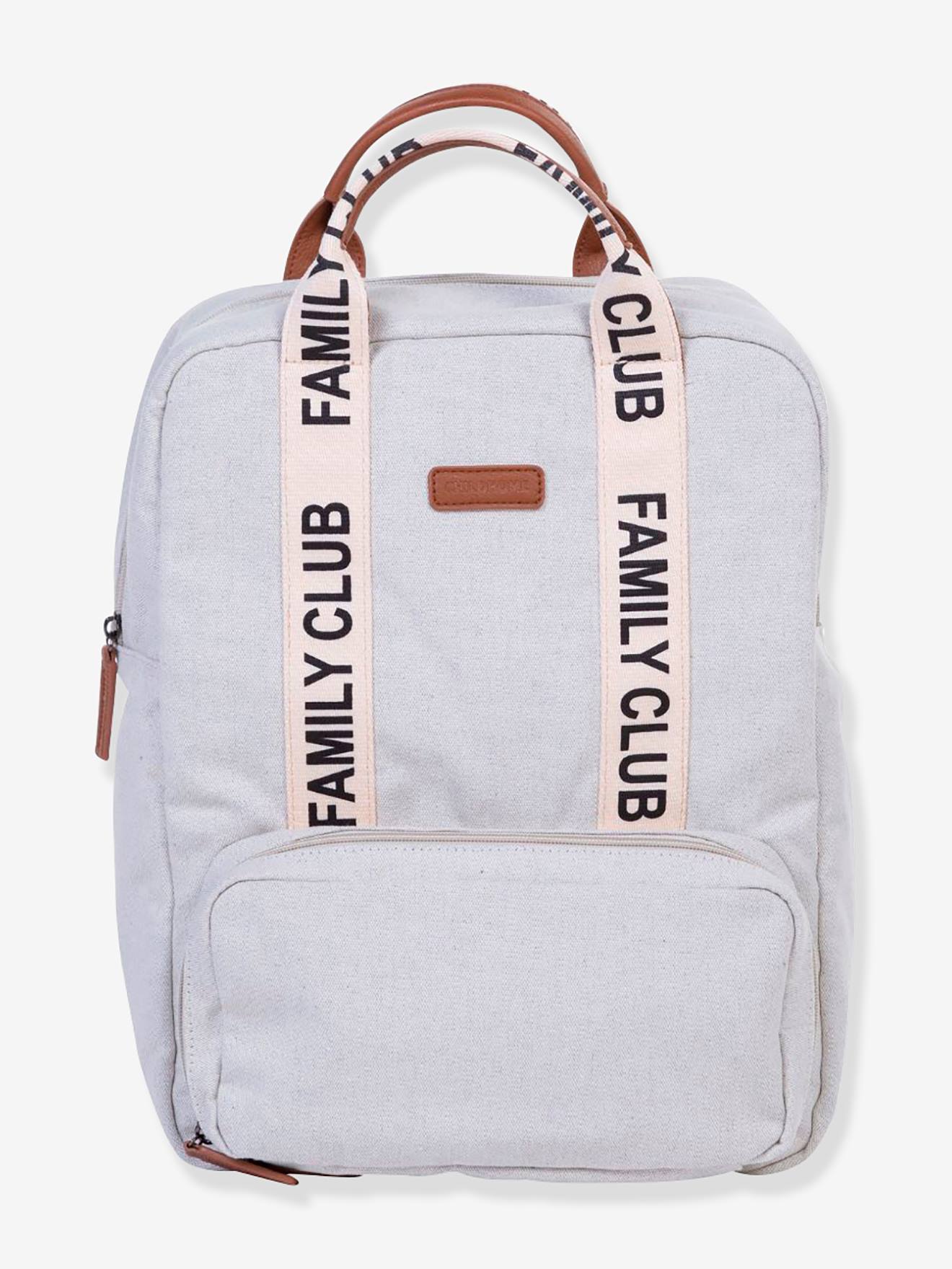 Childhome Eltern Wickelrucksack Family Club Signature CHILDHOME - wollweiß
