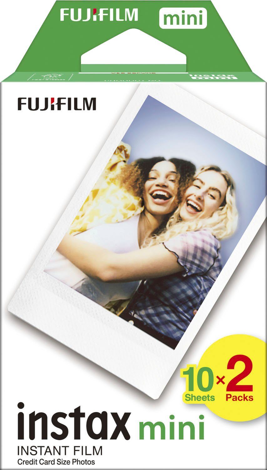 FUJIFILM Sofortbildfilm Instax Mini Film Doppelpack, 20 (Packung 2-St)
